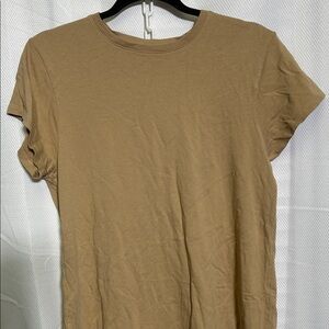 Casual Tan T-Shirt Dress by universal thread